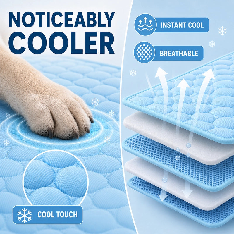 Quilted Cooling Pet Mat